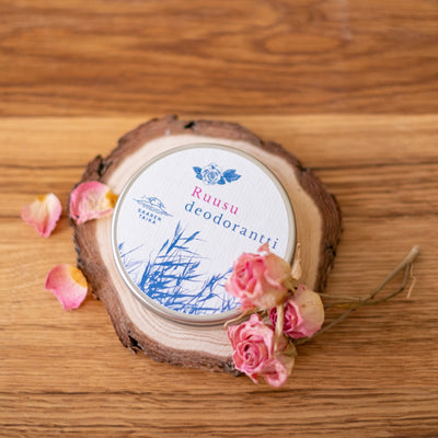 Cream deodorant Rose is organic, vegan, soda-free and aluminum-free, 50ml - Saaren Taika 🇫🇮
