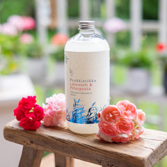 Pyykkietikka Laventeli & Pelargonia 500ml - 100% käsintehty pyykkietikka  - Saaren Taika