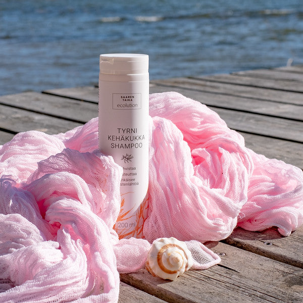 Astelpaju saialille šampoon, looduslik, sulfaadivaba, 200ml - Saaren Taika Ecolution